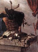 RUYSDAEL, Salomon van Still-Life with a Turkey af oil painting